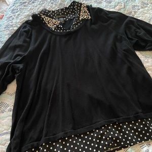 Cute top with embellishments!